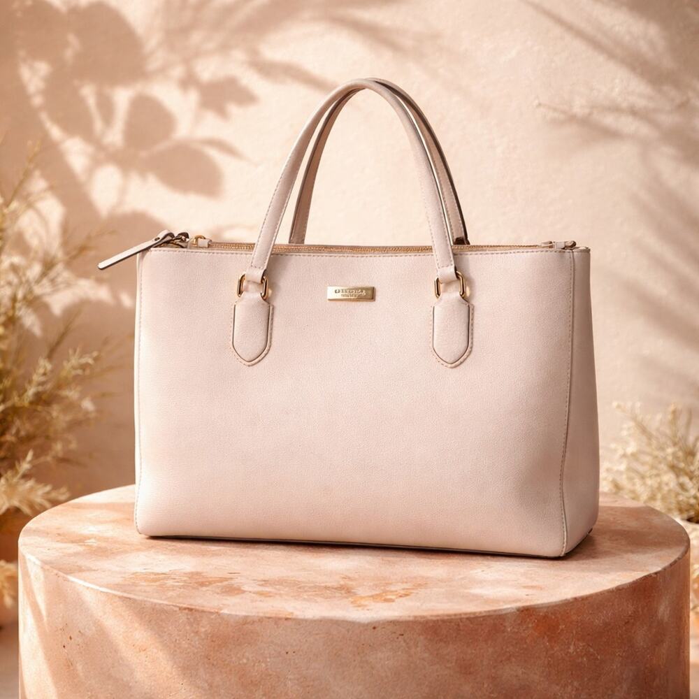 Kate Spade Laurel Way Leighann Satchel Blush Pink WKRU4093 14x10x5